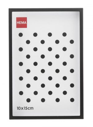 HEMA Fotolijst - Metaal - Zwart - Dunne Rand 10 X 15