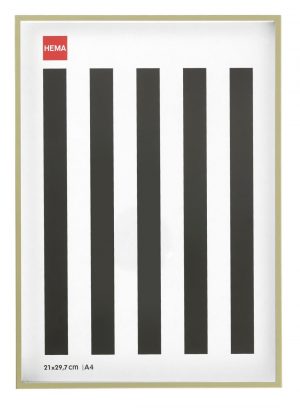 HEMA Fotolijst - Metaal - Goud - Dunne Rand 21 X 29.7