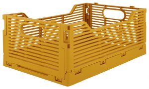 HEMA Klapkratje Letterbord Recycled 20x30x11.5 Geel