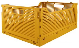 HEMA Klapkrat Letterbord Recycled 30x40x17 Geel