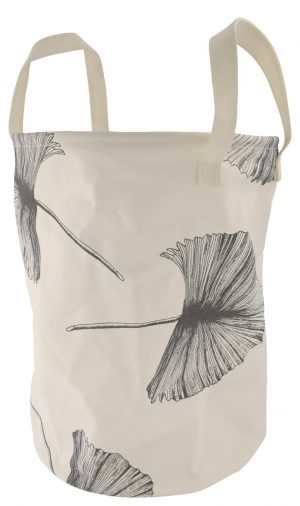 HEMA Canvas Mand Ø30x40 Bladeren