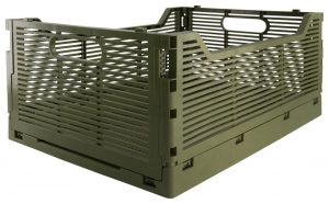 HEMA Klapkrat Letterbord Recycled 30x40x17 Olijfgroen