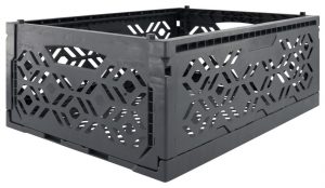 HEMA Klapkrat Recycled 30x40x15 - Donkergrijs