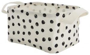 HEMA Canvas Mand 17x22x12 Stippen
