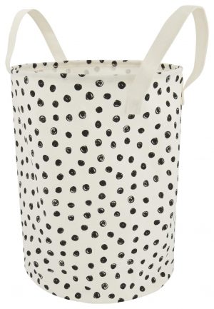 HEMA Canvas Mand Ø30x40 Stippen