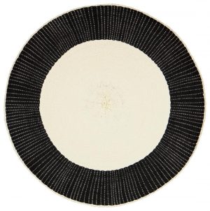 HEMA Placemat Ø38cm Wit/grijs