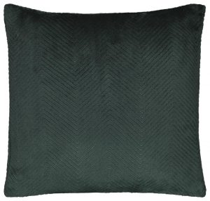 HEMA Kussenhoes 40x40 Fleece Zigzag Groen