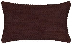 HEMA Kussenhoes 50x30 Bolletjes Structuur Paarsrood