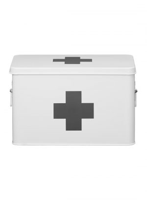 HEMA Medicijnbox 32 X 20 X 19.5 Cm (White)