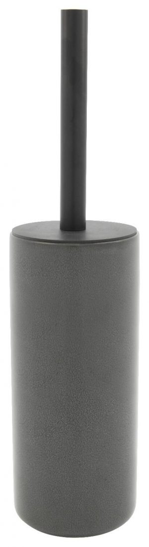 HEMA Toiletborstelhouder - Ø9.5x22cm - Reactief Keramiek - Antraciet
