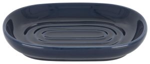 HEMA Zeepbakje - 13x9cm - Keramiek - Donkerblauw