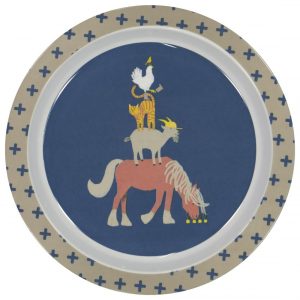 HEMA Ontbijtbord Ø 21.5 Melamine Dieren