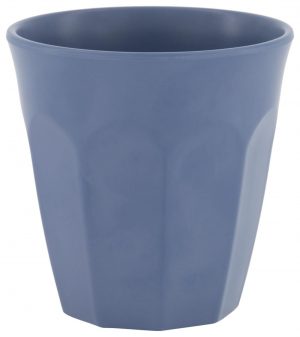 HEMA Beker 300 Ml Melamine Mat Blauw