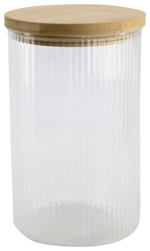 HEMA Voorraadpot Glas 1.7L Gestreept
