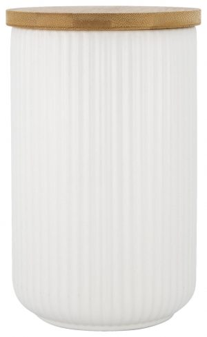 HEMA Voorraadpot Keramiek 1.4L Gestreept