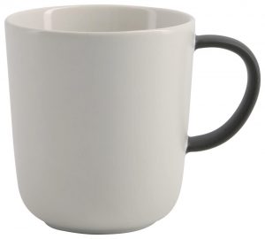 HEMA Mok 280ml Chicago Mat Wit/zwart