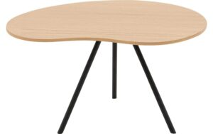 Goossens Salontafel Zyan organisch, hout eiken blank, modern design, 58 x 33 x 50 cm