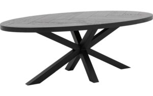 Goossens Eettafel Carte, Ovaal 240 x 120 cm