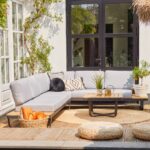 hartman loungeset vilette op houten terras