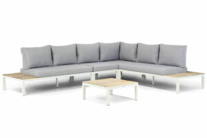 Lifestyle - Hoek loungeset Vero Beach 5-delig, wit