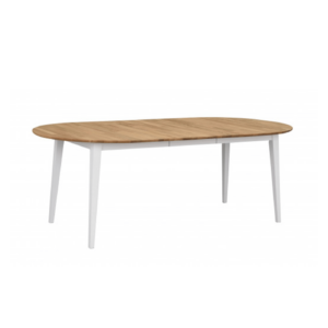 Filippa uitschuifbare houten eettafel naturel - Ovaal - 170 tot 210 x 105 cm Bruin