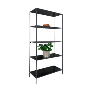 Karen houten boekenkast zwart - 170 x 80 cm Zwart