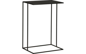 Goossens Bijzettafel Jill, metaal zwart, elegant chic, 50 x 70 x 35 cm