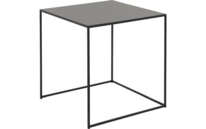 Goossens Bijzettafel Filas, metaal zwart, elegant chic, 50 x 50 x 50 cm