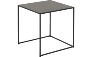 Goossens Bijzettafel Filas, metaal zwart, elegant chic, 40 x 40 x 40 cm