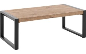 Goossens Basic Salontafel Arcade rechthoekig, hout mango bruin, urban industrieel, 110 x 45 x 60 cm