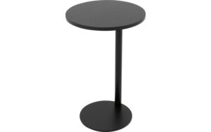 Goossens Bijzettafel Runt, hout eiken zwart, stijlvol landelijk,