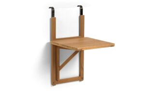 Kave Home Kave Home Amarilis, Amarilis klapbare balkontafel in massief acaciahout, 40 x 42 cm fsc 100%