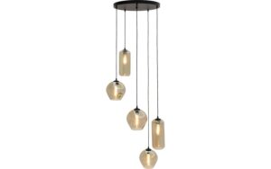 Goossens Hanglamp Devant, Hanglamp met 5 lichtpunten ø 50 cm