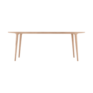 Fawn table houten eettafel whitewash - 200 x 90 cm Bruin