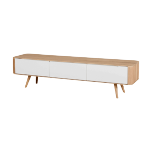 Ena lowboard houten tv meubel naturel - 180 x 55 cm Bruin