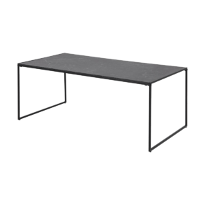 Imke salontafel marmerlook antraciet - 120 x 60 cm Grijs