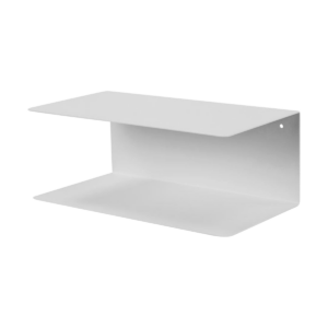 Yara metalen wandplank wit - 35 x 20 cm Wit
