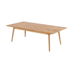 Senn houten salontafel naturel visgraat - 140 x 70 cm Bruin