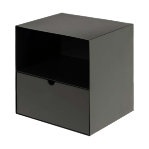 Hilde metalen wandkastje zwart - 30 x 25 cm Zwart