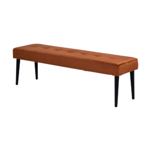 Danique velvet bankje koper - 140 x 38 cm Koper