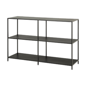 Roy metalen sidetable zwart - 120 x 35 cm Zwart