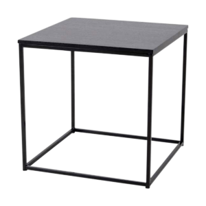 Karen houten bijzettafel zwart - 45 x 45 cm Zwart