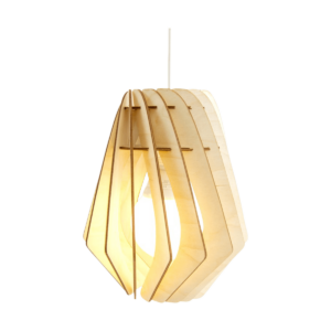 Spin houten lampenkap - Small Ø 25 cm Bruin