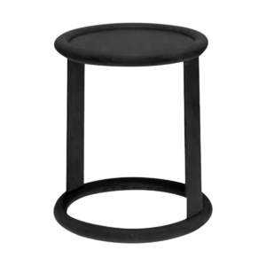 Lucien houten bijzettafel zwart - Ø 50 cm Zwart