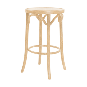 Diana houten barkruk naturel - 61 cm Bruin
