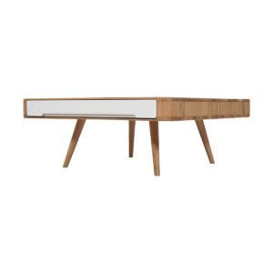 Ena coffee table houten salontafel naturel - 90 x 90 cm Bruin