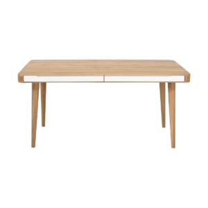 Ena table houten eettafel naturel - 140 x 90 cm Bruin