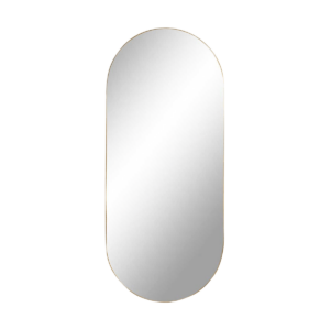 Defne wandspiegel ovaal goud - 80 x 35 cm Goud