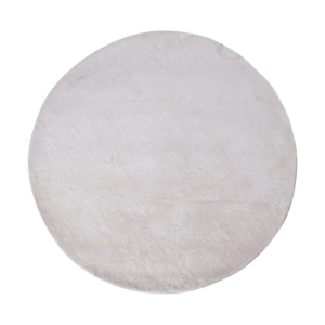 Vajen vloerkleed wit - Ø 120 cm Wit