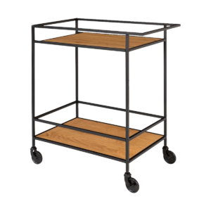 Flore houten keuken trolley naturel Bruin